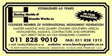 Hawley Marble & Granite Works CC