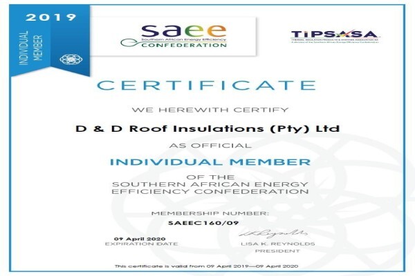 D & D Roof Insulations CC