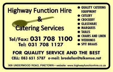 Highway Function Hire & Catering Services