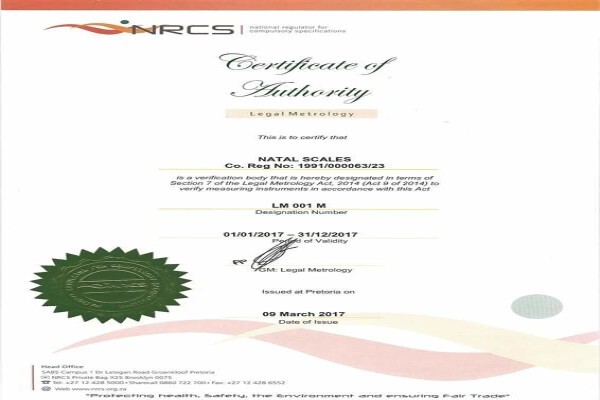Natal Scale Co CC