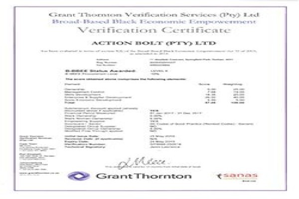 Action Bolt (Pty) Ltd