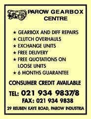 Parow Gearbox Centre