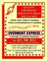 Quality Airfreight Services & Road Specialists