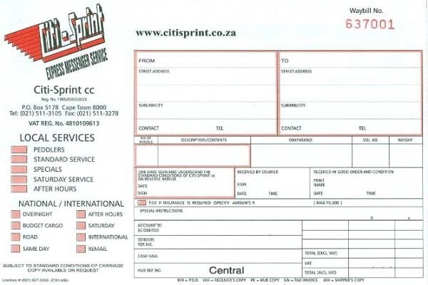 Citi-Sprint Couriers CC