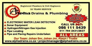 Alpha Drains & Plumbing