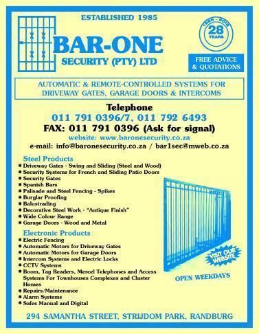 Bar-One Security (Pty) Ltd
