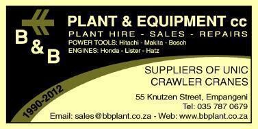 B & B Plant & Equipment CC