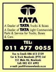 Tata Car & Truck Newlands (Pty) Ltd