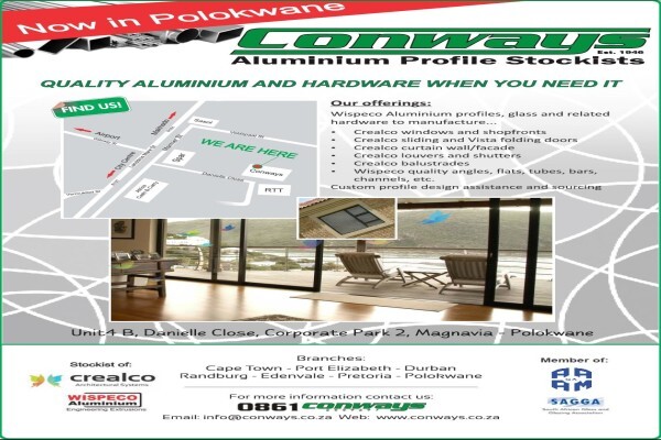 Conways Aluminium Profile Stockists
