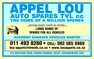 Appel Lou Auto Spares Tvl CC