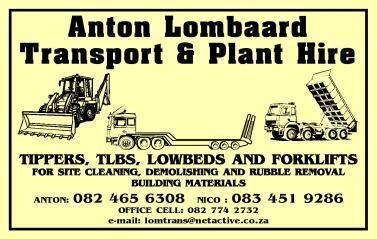 Anton Lombaard Transport & Plant Hire