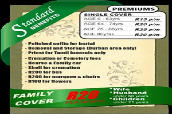 Pinetown Funeral Services:After hours Cell