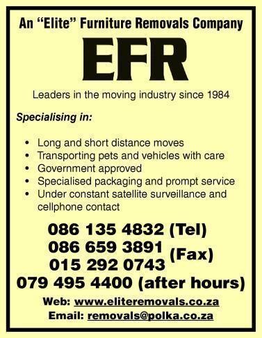 An Elite Furniture Removals Company