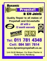 Dynamic Propshaft & CV Joints