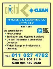 Cristal Clean Hygiene & Cleaning Co (Pty) Ltd