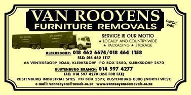 Van Rooyens Furniture Removals