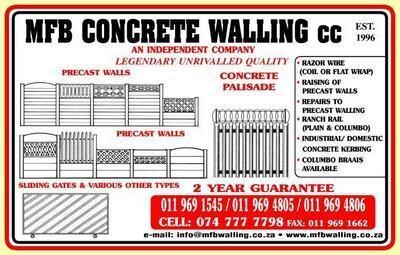MFB Concrete Walling CC