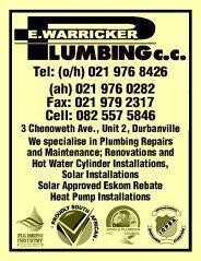 Warricker E Plumbing CC