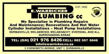 Warricker E Plumbing CC