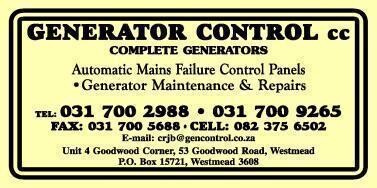 Generator Control CC