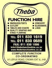 Theba Function Hire