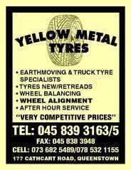 Yellow Metal Tyres