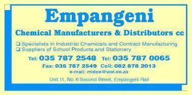 Empangeni Chemical Manufacturer & Distributors CC
