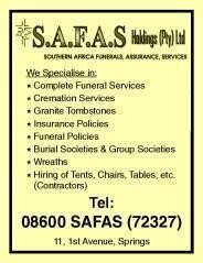 S A F A S Holdings (Pty) Ltd