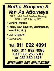 Botha-Booyens & Van As Attorneys