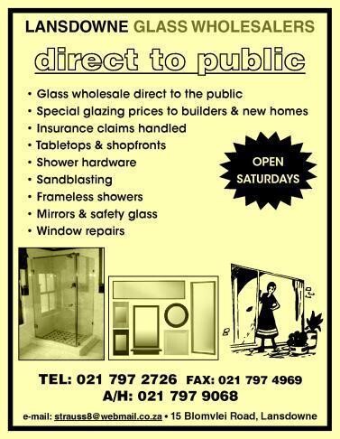 Lansdowne Glass Wholesalers