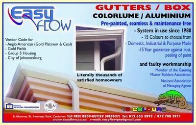 Easy Flow Gutters (Marbucons)