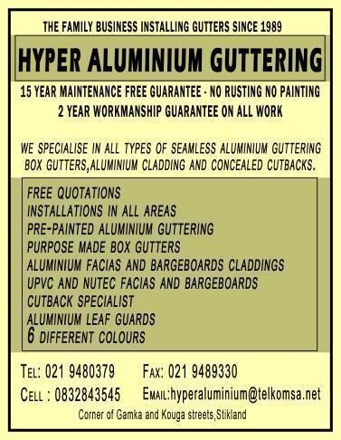 Hyper Aluminium Guttering