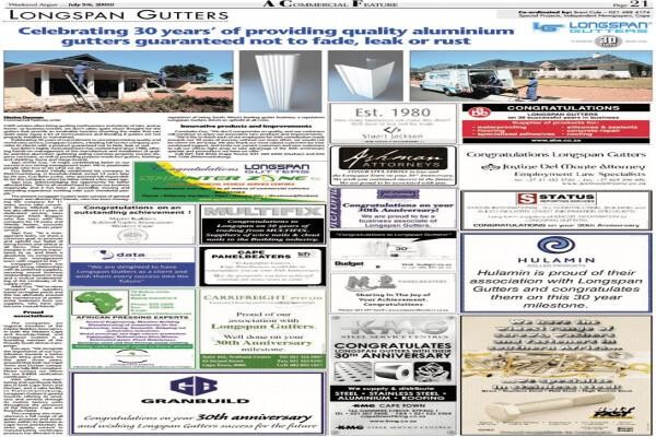 Longspan Gutters CC