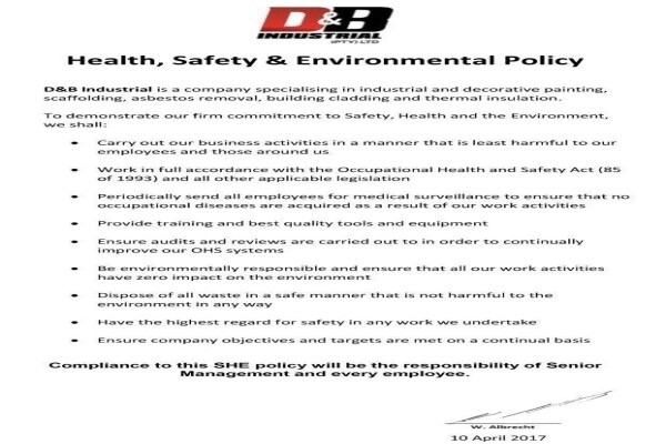 D & B Industrial Consultants