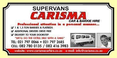 Carisma Car & Bakkie Hire