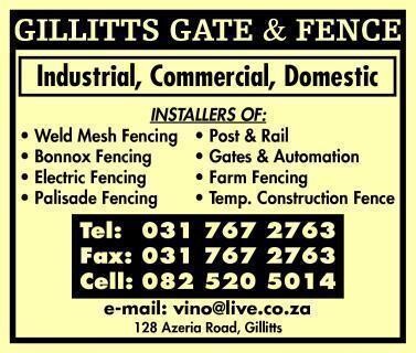 Gillitts Gates & Fences