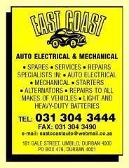 East Coast Auto Electrical Cc