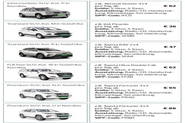 Explore Africa Car Rentals