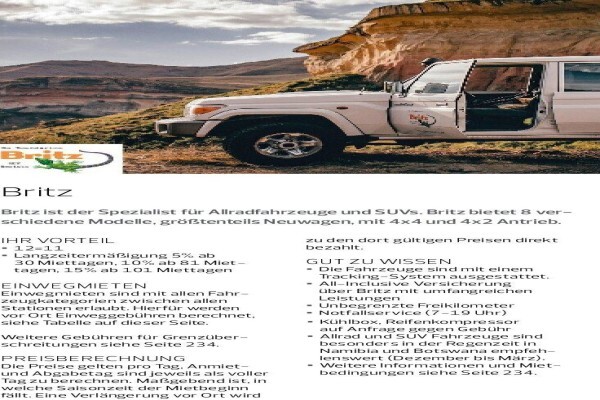 Explore Africa Car Rentals