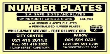 S A Safe Signs & Plates