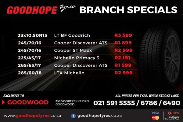 GOODHOPE TYRES:Hindle Road