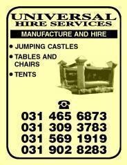Universal Chair & Tarpaulin Hire