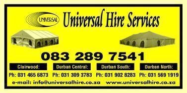 Universal Chair & Tarpaulin Hire