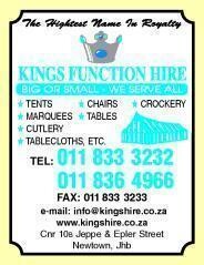 Kings Function Hire