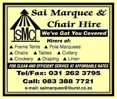 Sai Marquee & Chair Hire