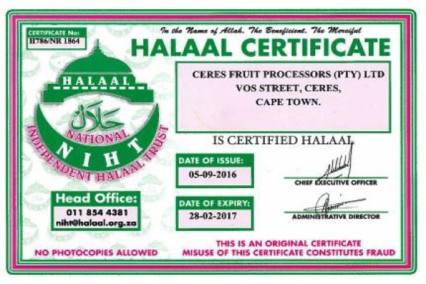 Ceres Fruit Processors (Pty) Ltd