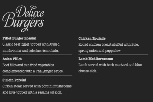 Gourmet Burger