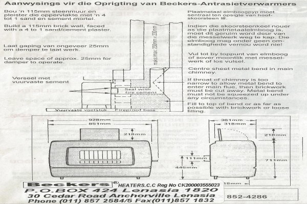 Beckers Heaters Cc