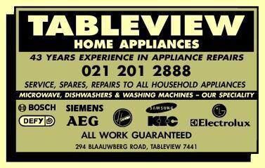 Tableview Home Appliances