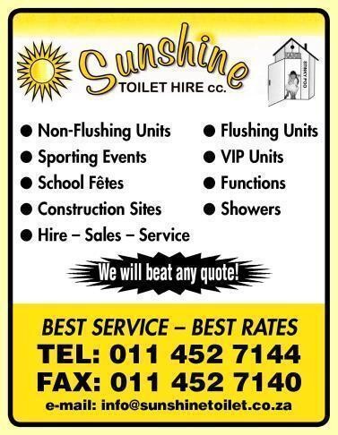 Sunshine Toilet Hire CC
